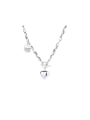 thumb 925 Sterling Silver Heart Vintage Cuban Necklace 0