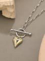 thumb 925 Sterling Silver Heart Hip Hop Necklace 0