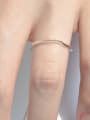 thumb 925 Sterling Silver Irregular Minimalist Band Ring 1