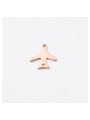 thumb Stainless steel small plane two-hole pendant pendant 0
