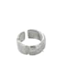 thumb 925 Sterling Silver Geometric Vintage Band Ring 4