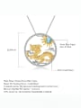 thumb 925 Sterling Silver Natural Stone Zodiac Dragon Luxury Necklace 2