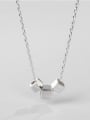 thumb 925 Sterling Silver Square Minimalist Necklace 0
