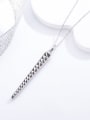 thumb 925 Sterling Silver Cubic Zirconia Cone Luxury Necklace 2