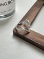 thumb 925 Sterling Silver Heart Dainty Ring 0