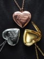 thumb Stainless steel Heart Trend Necklace 1
