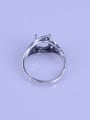 thumb 925 Sterling Silver Geometric Ring Setting Stone size: 8*8mm 2