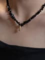 thumb 925 Sterling Silver Irregular Vintage Necklace 1