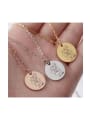 thumb Stainless Steel Round Minimalist Couple Necklace 1