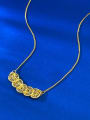 thumb 925 Sterling Silver  Ethnic Five Emperor Coin Necklace 1