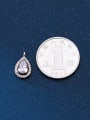 thumb 925 Silver Electroplated Zircon Drop Pendant 1