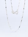thumb 925 Sterling Silver Lengthen Melon Seed Chain 3