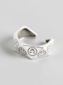 thumb 925 Sterling Silver Face Trend Band Ring 0