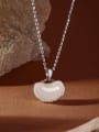 thumb 925 Sterling Silver Jade Geometric Dainty Necklace 2
