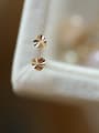 thumb 925 Sterling Silver Heart Dainty Stud Earring 0