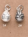 thumb 925 Sterling Silver Bell Charm Height : 15 mm , Width: 9 mm 0