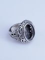 thumb 925 Sterling Silver Oval Ring Setting Stone size: 14*19mm 2