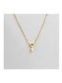 thumb Stainless steel Gold Key Minimalist Necklace 0