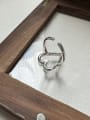 thumb 925 Sterling Silver Heart Dainty Ring 2