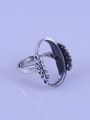 thumb 925 Sterling Silver Geometric Ring Setting Stone size: 16*26mm 2