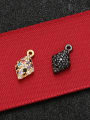 thumb Brass Microset Fancy Colored Diamond Pendant Accessory 1