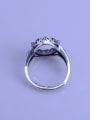thumb 925 Sterling Silver Oval Ring Setting Stone size: 11*13mm 2