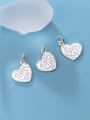 thumb 925 Sterling Silver Heart Charm Height : 14 mm , Width: 12 mm 2