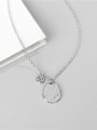thumb 925 Sterling Silver Cat Minimalist Necklace 3