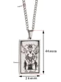 thumb The Devil's Tarot hip hop stainless steel titanium steel necklace 1