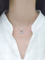 thumb 925 Sterling Silver Cubic Zirconia Friut Cute Necklace 1