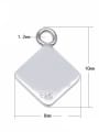 thumb 925 Sterling Silver Chain tag , Hole Size : 1.2 MM 1