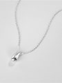thumb 925 Sterling Silver Water Drop Minimalist Necklace 1
