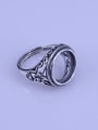 thumb 925 Sterling Silver Round Ring Setting Stone size: 13*13mm 2