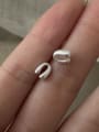 thumb 925 Sterling Silver Geometric Minimalist Stud Earring 2