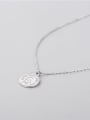 thumb 925 Sterling Silver Minimalist Little Prince Round Necklace 2