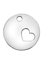 thumb Stainless steel Heart Charm Height : 11.8 mm , Width: 11.8 mm 0