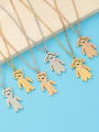 thumb Stainless steel Irregular Cute Necklace 0