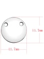 thumb Stainless steel Irregular Charm Height : 11.7 mm , Width: 11.7 mm 1