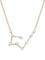 thumb 925 Sterling Silver Cubic Zirconia Constellation Minimalist Necklace 1