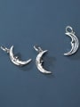 thumb 925 Sterling Silver Moon Charm Height : 16 mm , Width: 9 mm 2