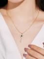 thumb 925 Sterling Silver Cubic Zirconia Key Dainty Necklace 2