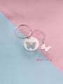 thumb Stainless Steel Fashion Exquisite Butterfly Combination Keychain 2