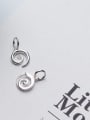 thumb 925 Sterling Silver Charm Height : 11 mm , Width: 9 mm 2
