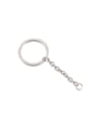 thumb Stainless steel key chain with chain pendant accessories/key ring plus chain 0