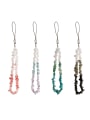 thumb Hand-Woven Creative Beaded Gravel Mobile Phone Chain Mobile Accessories 0