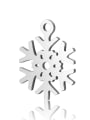 thumb Stainless steel snowflake Charm Height : 11.7 mm , Width: 15.4 mm 0