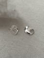 thumb 925 Sterling Silver Geometric Vintage Stud Earring 0