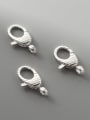 thumb 925 Sterling Silver Spring Ring Clasp Size:5*8*3.5mm 2.3mm 0