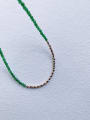 thumb N-STMT-0004 Natural Round Shell Beads Chain Handmade Beaded Necklace 4