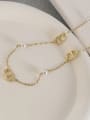 thumb Brass Long Strand shell pearl Necklace 3